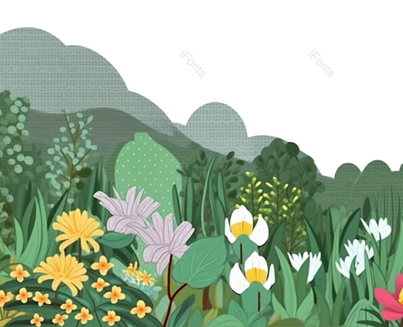 叶子图片,清新元素,主图PNG,插画免抠素材